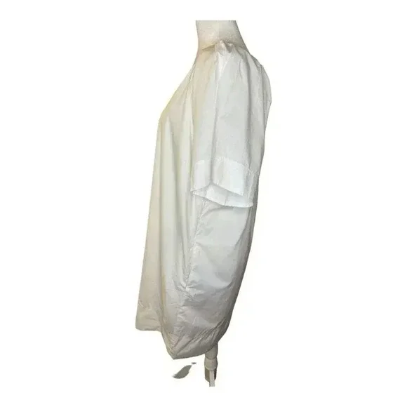 NEW Madewell Women’s XL Eyelet White V-Neck Mini Shirtdress NWT Soldout Online!‎ - Picture 3 of 9